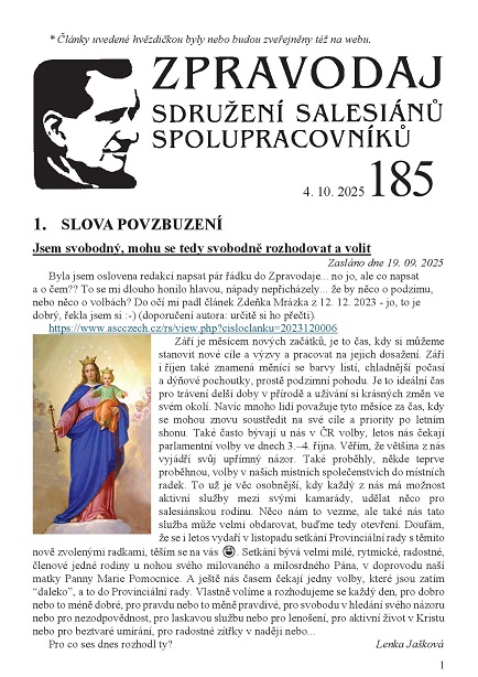 Zpravodaj č. 185